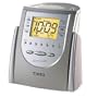 Timex T309 Triple Alarm Clock Radio with Chimes, Nature Sounds, Precise Digital Tuning, 18 Preset Stations & Custom 1 Touch Alarm Settings for Full Week, Work Week or Weekend - Color Titanium