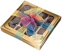 Dina's Organic Chocolate 74% Dark Dairy-free Truffles, 16-Count Box