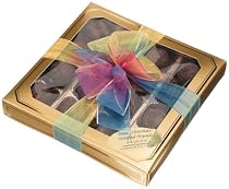 Dina's Organic Chocolate 74% Dark Dairy-free Truffles, 16-Count Box