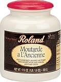 Roland Moutarde a L'Ancienne (Grained Mustard with Wine and Whole Mustard Seeds), 17.6-Ounce Stone Jugs (Pack of 2)