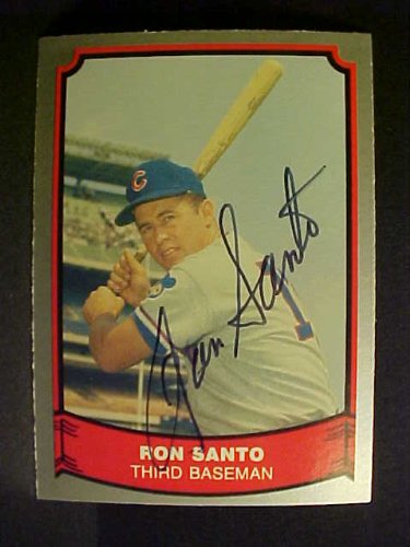 Ron Santo Chicago Cubs #97 1988 Baseball Legends Signed Baseball Card