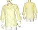 Kurti Clothing from India Chikan Embroidery Size L (ctop409)