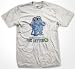 Sponsored By The Letter E T-shirt, Funny College T-shirts, Large, White