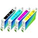 Remanufactured Epson T060 T0601 T060120 Printer Ink Cartridge 4-Pack