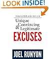The Complete List of Unique, Convincing, and Legitimate Excuses