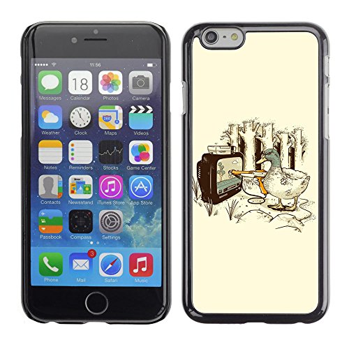 ArtCases ARTCASES CollectionsTM Black Hard Back Case for Apple iPhone 6 PLUS 5.5 ( Funny Video Game Hunt Illustration )