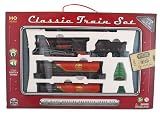 WowToyz Classic Train Set with Carry Case- Steam Engine with Tanker