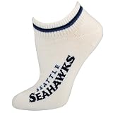 Seattle Seahawks White Ladies (529) 9-11 Ankle Socks