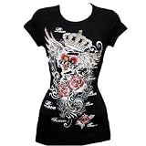 Stylish Pink Rock Print T-shirt