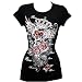 Stylish Pink Rock Print T-shirt