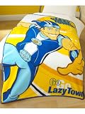 "Lazy Town Sportacus" Fleece Blanket