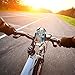 Nlife Universal Bike Phone Motorcycle Mount Holder Fits All Smart phones like IPone 6S, 6S Plus, Samsung Galaxy, Samsung Note, LG, HTC, Nexus, Sony, Nokia (2 Colors, with Instruction)