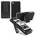 Black Slide Case With Belt Clip Swivel Holster Stand for Motorola Droid X MB810 / Droid X2 MB870