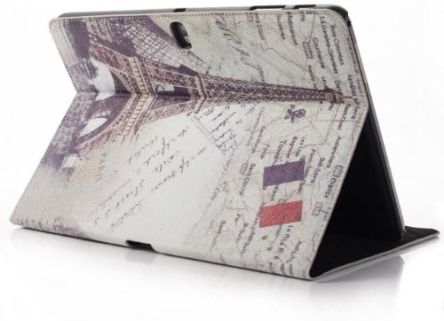 Noarks Samsung Galaxy Note 10.1 2014 Edition Case- Retro Eiffel Tower Leather Folio Cover for Samsung Galaxy Note 10.1 inch (2014 Edition) Note SM-P600 &amp; Samsung Galaxy Tablet Pro SM-T520 (Eiffel Tower)