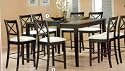 COUNTER HIGH TABLE AND 8 CHAIRS