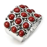 Barse Sea Bamboo Mosaic Ring