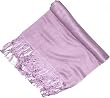Men Muffler Silk Pashmina Gift for Daddy Handmade In India Purple 58 x 12.5 inches