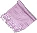 Men Muffler Silk Pashmina Gift for Daddy Handmade In India Purple 60 x 11 inches