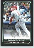 2008 Bowman Draft Baseball Cards # BDP11 Jay Bruce (RC - Rookie Card) Cincinnati Reds - MLB Trading Card in a Protective Display Case