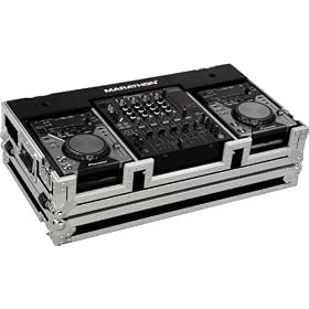 Marathon Case: Holds 2 X Small Format Cd Players: Gemini, Pioneer, Denon Players + 12-inch Mixer: Pioneer, Gemini, Denon, Allen & Heath Xone, American Audio W/ Wheels