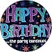 The Party Continues Birthday Prismatic Lunch Plates 8ct