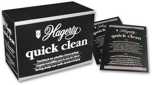 Hagerty Premium Quick Clean Jewelry Wipes for 