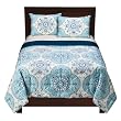 Home Medallion Comforter - Aqua