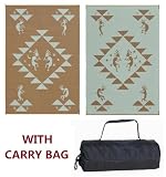 Reversible Mats 166097 Brown/Beige Kokopelli Mat 6'x9'