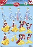 Die Cut Découpage Sheet - Christmas Glitter Princesses