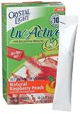 Crystal Light Live Active On Go Raspberry Peach, 14-Count Packets (Pack of 6)