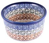 Polish Pottery Custard Dish Ramekin 2 H x 3 3/4 Diameter