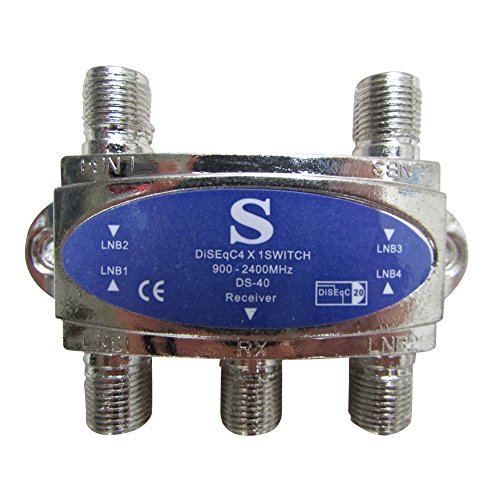 Generic Ku Band Single LNB Switch Multi Switch Systems and Antennas Diseqc 4*1 Switch Satellite Tv Receiver