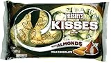 Hershey's Kisses, Milk Chocolate with Almonds, 11-Ounce Bags (Pack of 6)