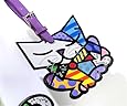 Romero Britto Luggage Tag "Happy Cat"