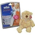 Braun 7503 In Ear Thermoscan Child's Thermometer and Gund Bear Gift Set
