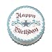 Lucks Edible Image Happy Birthday Tattoo, 1 ea