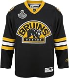 Boston Bruins Reebok Premier Third NHL Hockey Jersey w/ 2011 Stanley Cup Patch