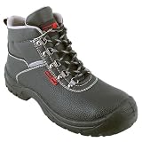 Blackrock Eclipse Water Resistant  Black Leather Safety Work Boot With Steel Toe Caps And Midsole