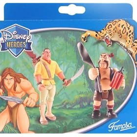 Tarzan  - Clayton & Villain & Accessories