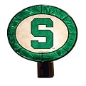 Art Glass Nightlight - Michigan St (4.25 x 4.25 x 16.5")