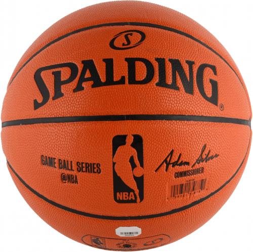 Hakeem-Olajuwon-Houston-Rockets-Autographed-NBA-Indoor-Outdoor-Basketball-with-The-Dream-HOF-08-Inscriptions-Fanatics-Authentic-Certified