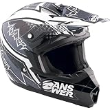 Answer Racing Syncron Mens A12 Nova MX Motorcycle Helmet w  Free B&F Heart... 