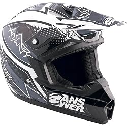 Answer Racing Syncron Youth Boys A12 Nova Off-Road Motorcycle Helmet - Black