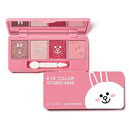 Missha X Line Friends Eye Color Studio Mini #01 Cony Pink