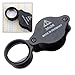 Loupe Glass Lens 30X Magnifier Pocket Folding Magnifying for Hobby Crafts Home Work Jewelry Detecting Identifying