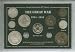 WWI World War One The Great War Poppy Coin Display Gift Set 1914-1918 (Veteran Remembrance Day Present)