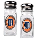MLB Detroit Tigers Salt and Pepper Shaker Set with Crystal Coat