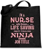 BeWild Brand&reg; - Nurse - Full Time Ninja Tote Bag