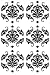 Lot 26 Studio Burnish Damask Vinyl Wall Decal, 16 x 24-Inches