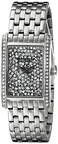 Caravelle New York Women's 43L161 Analog Display Japanese Quartz Silver Watch